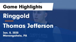 Ringgold  vs Thomas Jefferson  Game Highlights - Jan. 8, 2020