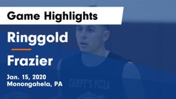 Ringgold  vs Frazier  Game Highlights - Jan. 15, 2020