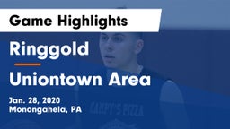 Ringgold  vs Uniontown Area  Game Highlights - Jan. 28, 2020
