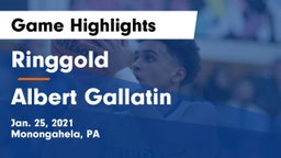Ringgold  vs Albert Gallatin Game Highlights - Jan. 25, 2021
