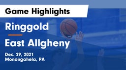 Ringgold  vs East Allgheny Game Highlights - Dec. 29, 2021