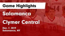 Salamanca  vs Clymer Central  Game Highlights - Dec. 7, 2019