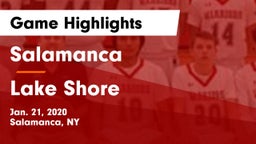 Salamanca  vs Lake Shore  Game Highlights - Jan. 21, 2020