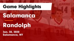 Salamanca  vs Randolph  Game Highlights - Jan. 30, 2020