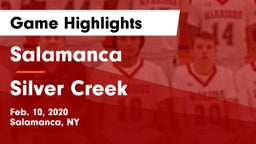 Salamanca  vs Silver Creek  Game Highlights - Feb. 10, 2020