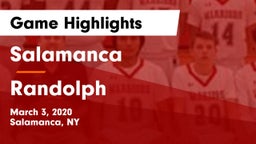 Salamanca  vs Randolph  Game Highlights - March 3, 2020