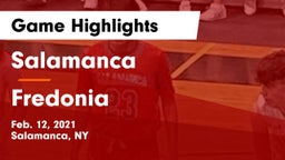 Salamanca  vs Fredonia  Game Highlights - Feb. 12, 2021