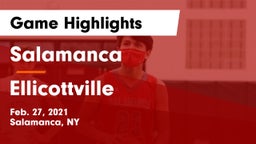 Salamanca  vs Ellicottville  Game Highlights - Feb. 27, 2021