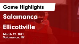 Salamanca  vs Ellicottville  Game Highlights - March 19, 2021