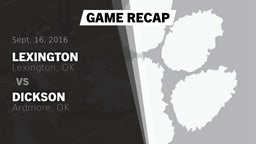 Recap: Lexington  vs. Dickson  2016