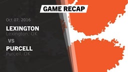 Recap: Lexington  vs. Purcell  2016