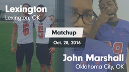 Matchup: Lexington vs. John Marshall  2016