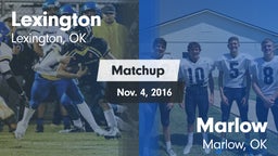 Matchup: Lexington vs. Marlow  2016