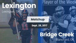 Matchup: Lexington vs. Bridge Creek  2017