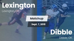 Matchup: Lexington vs. Dibble  2018