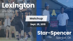 Matchup: Lexington vs. Star-Spencer  2018