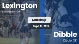 Matchup: Lexington vs. Dibble  2019