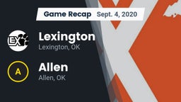 Recap: Lexington  vs. Allen  2020