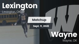 Matchup: Lexington vs. Wayne  2020