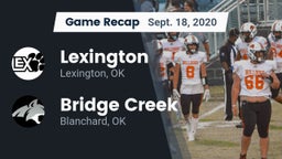 Recap: Lexington  vs. Bridge Creek  2020