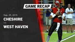 Recap: Cheshire  vs. West Haven  2015