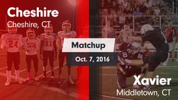 Matchup: Cheshire  vs. Xavier  2016