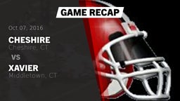 Recap: Cheshire  vs. Xavier  2016