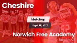 Matchup: Cheshire  vs. Norwich Free Academy 2017