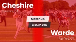 Matchup: Cheshire  vs. Warde  2019