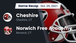 Recap: Cheshire  vs. Norwich Free Academy 2021