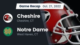 Recap: Cheshire  vs. Notre Dame  2022