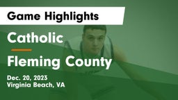 Catholic  vs Fleming County  Game Highlights - Dec. 20, 2023