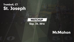 Matchup: St. Joseph High vs. McMahon 2016