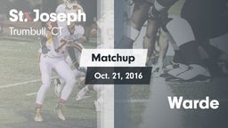 Matchup: St. Joseph High vs. Warde 2016