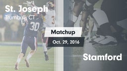 Matchup: St. Joseph High vs. Stamford 2016