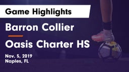 Barron Collier  vs Oasis Charter HS Game Highlights - Nov. 5, 2019