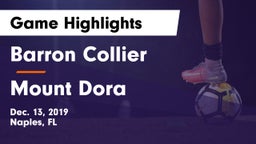Barron Collier  vs Mount Dora Game Highlights - Dec. 13, 2019