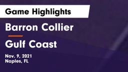Barron Collier  vs Gulf Coast  Game Highlights - Nov. 9, 2021