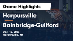 Harpursville  vs Bainbridge-Guilford  Game Highlights - Dec. 12, 2023