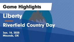 Liberty  vs Riverfield Country Day Game Highlights - Jan. 14, 2020