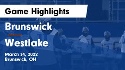 Brunswick  vs Westlake  Game Highlights - March 24, 2022