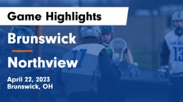 Brunswick  vs Northview  Game Highlights - April 22, 2023
