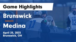 Brunswick  vs Medina  Game Highlights - April 25, 2023