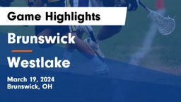 Brunswick  vs Westlake  Game Highlights - March 19, 2024