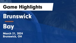 Brunswick  vs Bay  Game Highlights - March 21, 2024