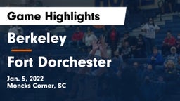 Berkeley  vs Fort Dorchester  Game Highlights - Jan. 5, 2022