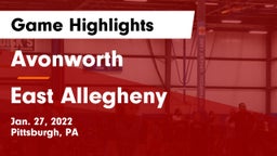 Avonworth  vs East Allegheny  Game Highlights - Jan. 27, 2022