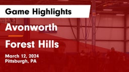 Avonworth  vs Forest Hills  Game Highlights - March 12, 2024