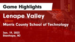 Lenape Valley  vs Morris County School of Technology Game Highlights - Jan. 19, 2023