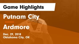 Putnam City  vs Ardmore Game Highlights - Dec. 29, 2018